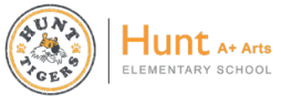 Hunt A+ Arts Elementary Logo